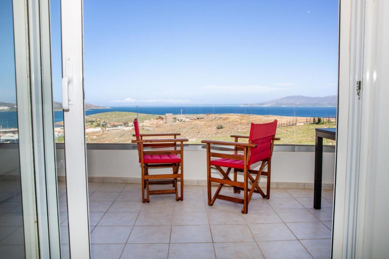 Komfort City Apartment "Elias" Mit Meerblick In Lavrio Eksteriør billede