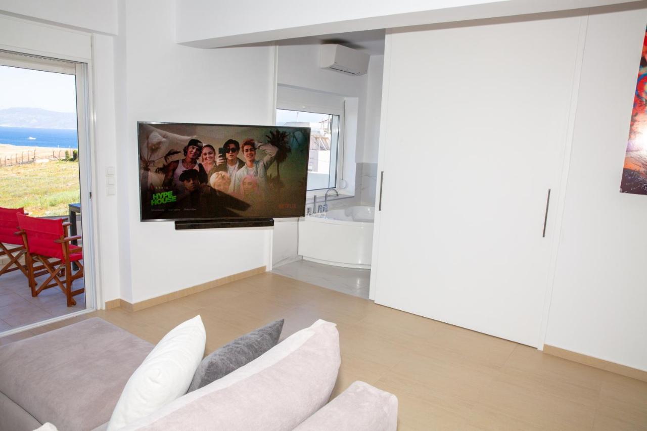 Komfort City Apartment "Elias" Mit Meerblick In Lavrio Eksteriør billede