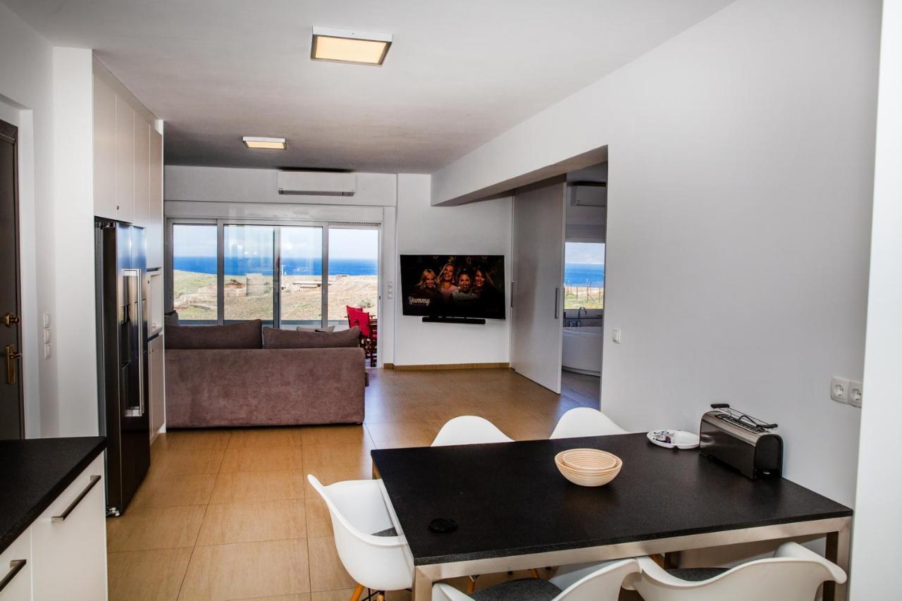 Komfort City Apartment "Elias" Mit Meerblick In Lavrio Eksteriør billede