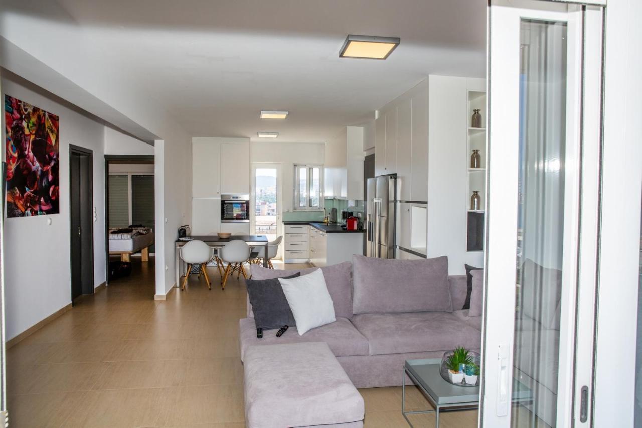 Komfort City Apartment "Elias" Mit Meerblick In Lavrio Eksteriør billede