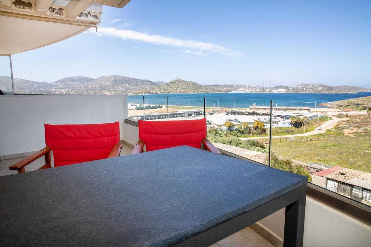 Komfort City Apartment "Elias" Mit Meerblick In Lavrio Eksteriør billede