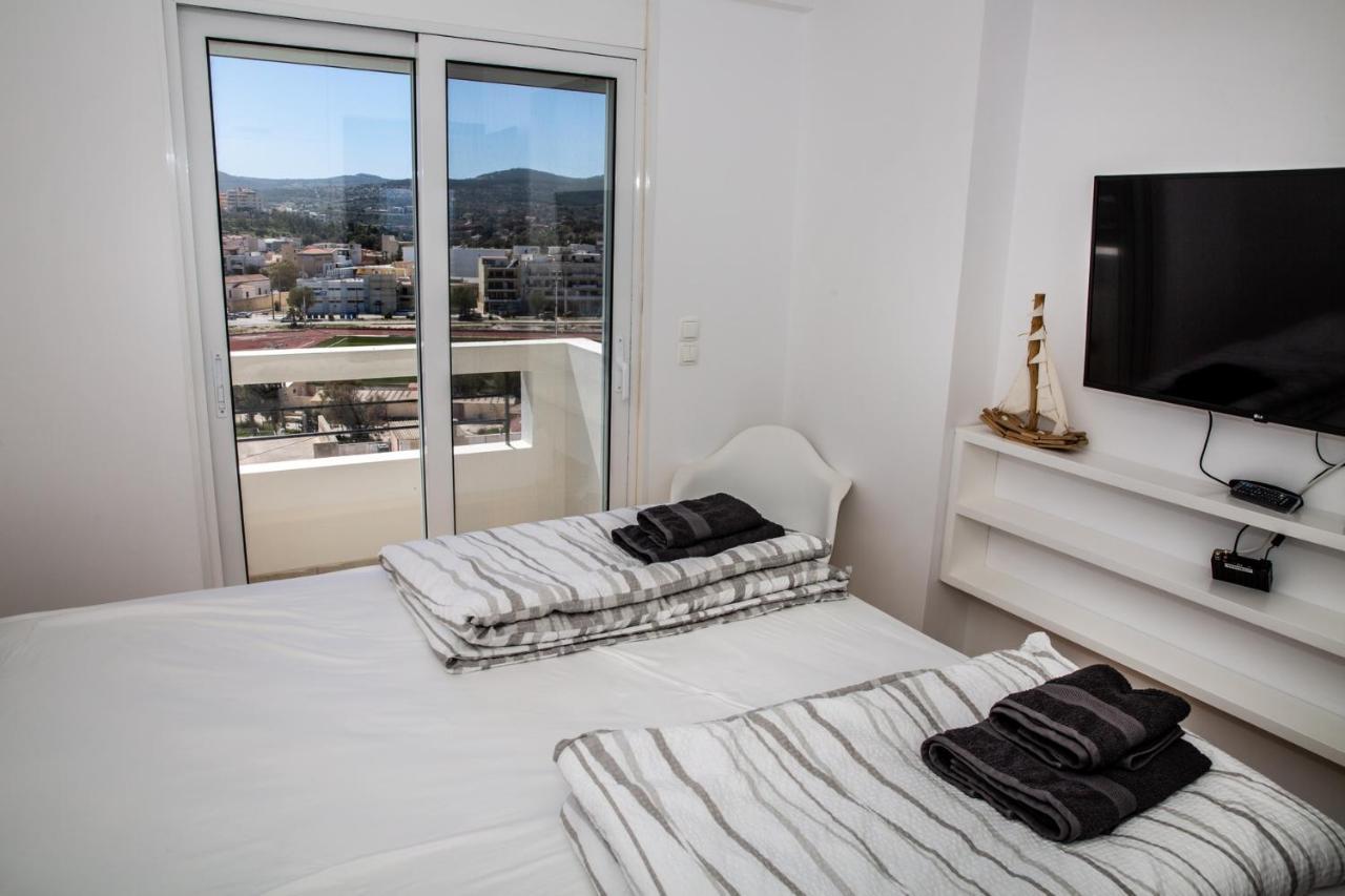 Komfort City Apartment "Elias" Mit Meerblick In Lavrio Eksteriør billede