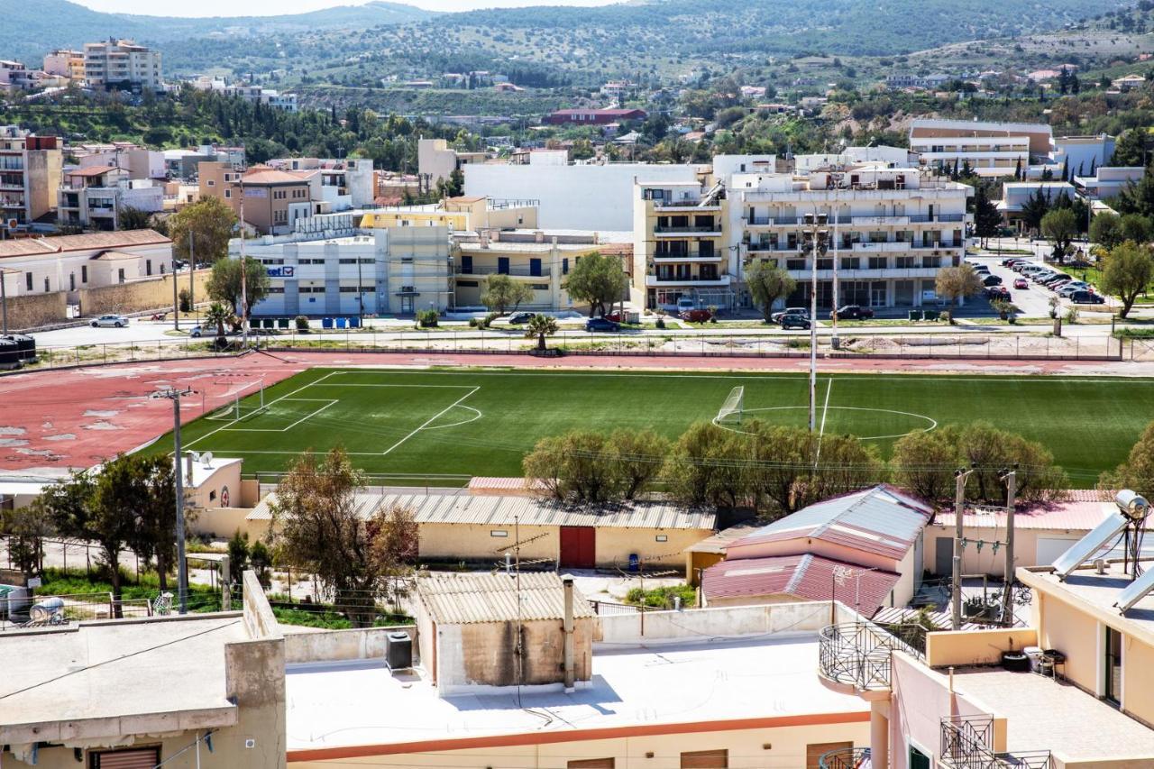 Komfort City Apartment "Elias" Mit Meerblick In Lavrio Eksteriør billede