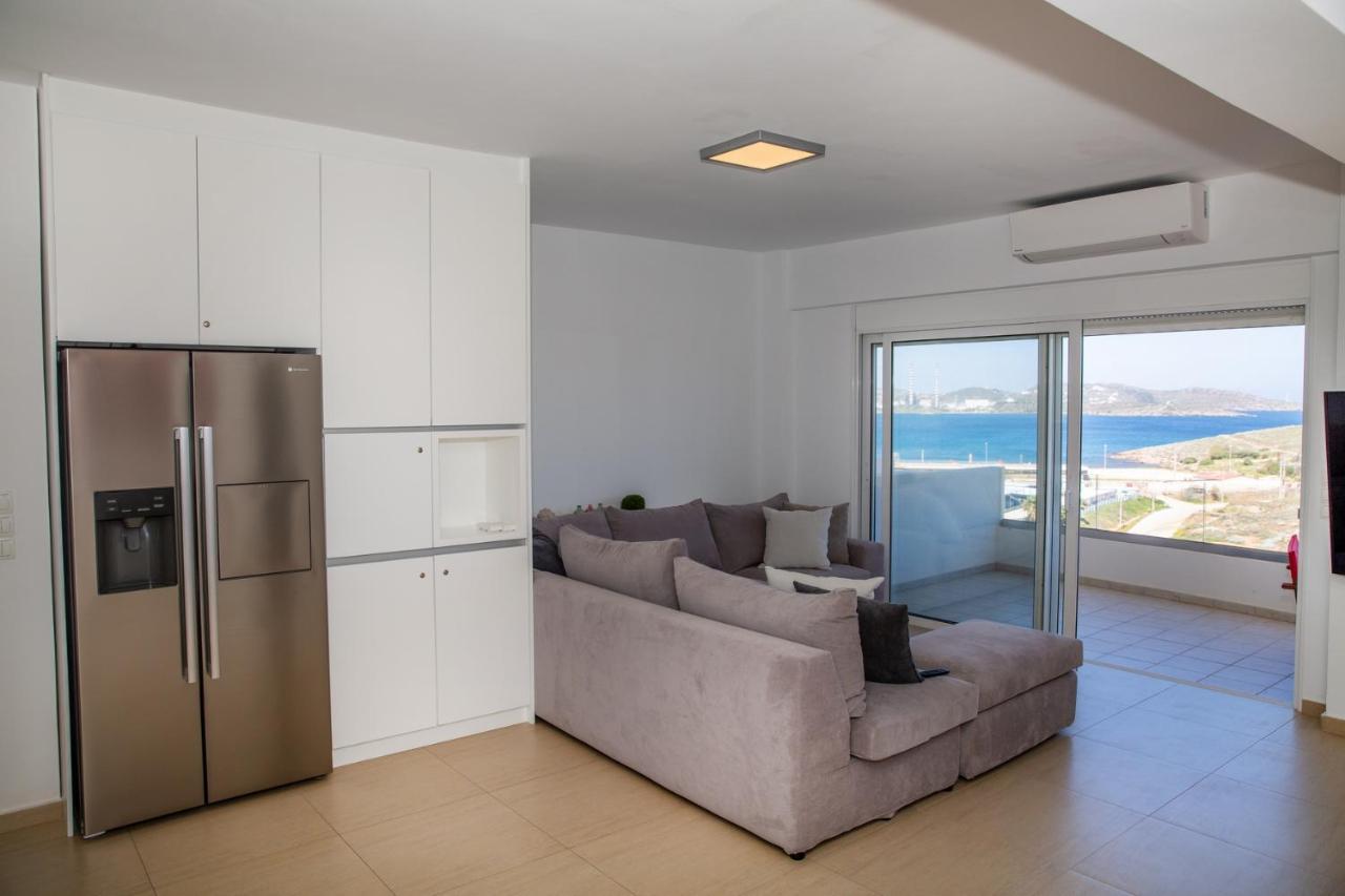 Komfort City Apartment "Elias" Mit Meerblick In Lavrio Eksteriør billede