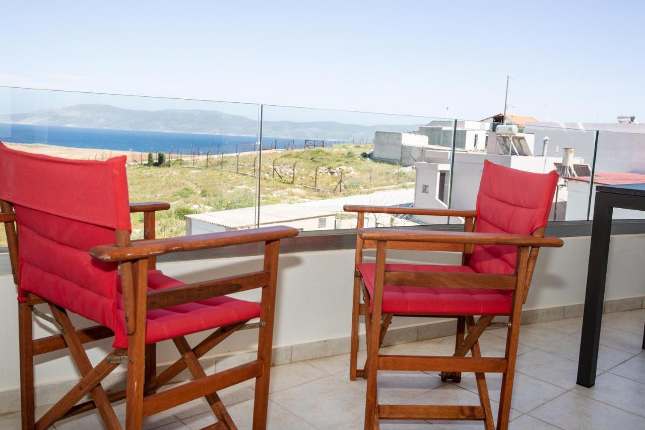 Komfort City Apartment "Elias" Mit Meerblick In Lavrio Eksteriør billede